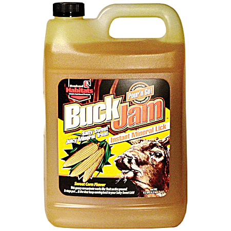 Buck Jam 1 gal Sweet Corn Flavor Instant Mineral Lick