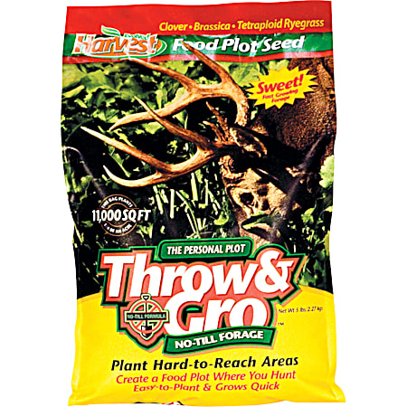 5 lb Throw & Gro No-Till Food Plot Seed
