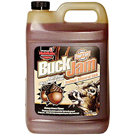 Buck Jam 1 gal Honey Acorn Flavor Instant Mineral Lick