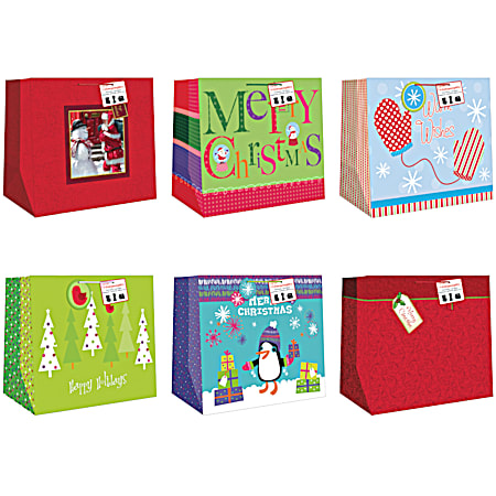 Traditional Jumbo Extra Heavy Weight Paper Gift Bag - Assorted