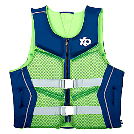 Men's Green/Navy Comfort Wave Vest