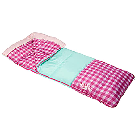 Wenzel Pink Sapling Youth Sleeping Bag