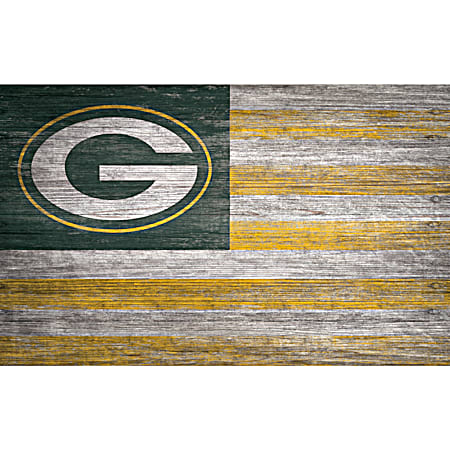 Green Bay Packers Distressed Flag