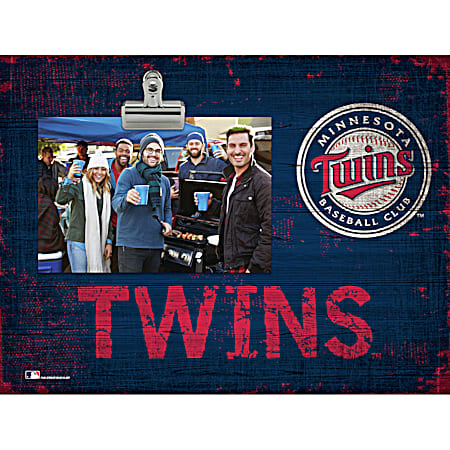 Minnesota Twins Team Name Clip Photo Frame