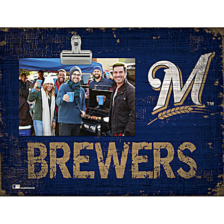 Milwaukee Brewers Team Name Clip Photo Frame