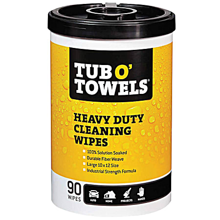 Heavy-Duty Cleaning Wipes - 90 ct
