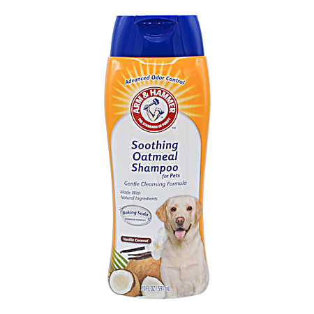 20 fl oz Vanilla Coconut Soothing Oatmeal Shampoo for Pets