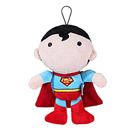 DC Comics 6 in Superman Figure Mini Plush Dog Toy