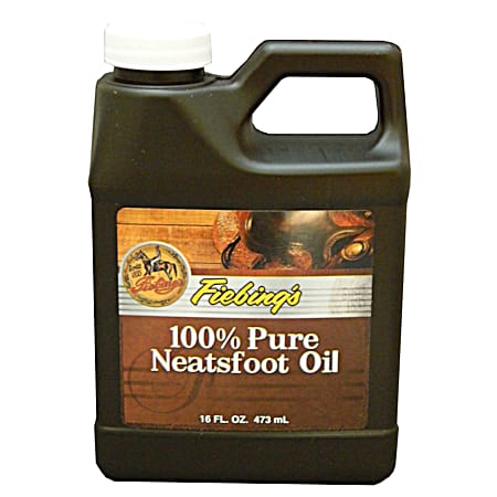100% Pure Neatsfoot Oil - 16 Oz.
