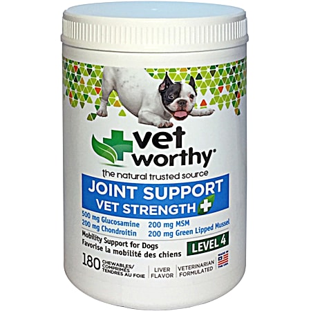 Level 4 Joint Support Chewable Tablets for Dogs - 180 Ct
