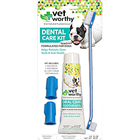 Vet Worthy Dental Care Kit for Dogs