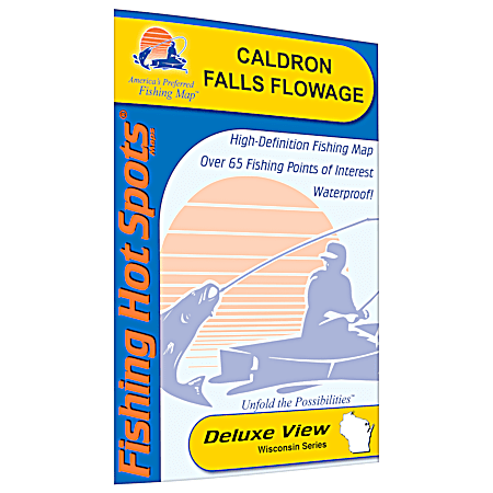 Fishing Hot Spots Caldron Falls Flowage Map