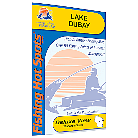 Fishing Hot Spots Lake DuBay Map