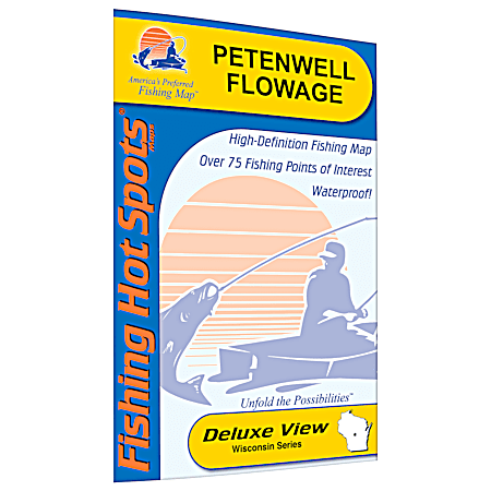 Fishing Hot Spots Petenwell Flowage Map