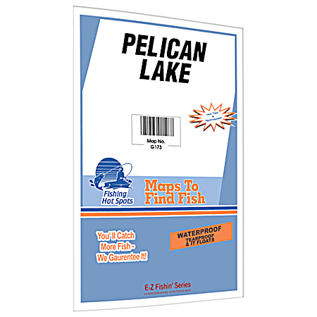 Fishing Hot Spots Pelican Lake Grant County Map