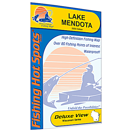 Fishing Hot Spots Lake Mendota Map