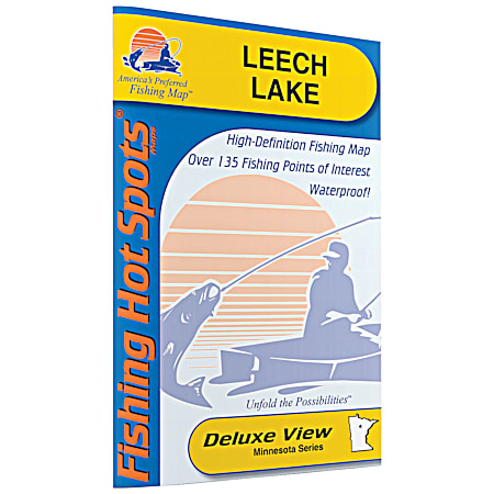 Fishing Hot Spots Leech Lake Map