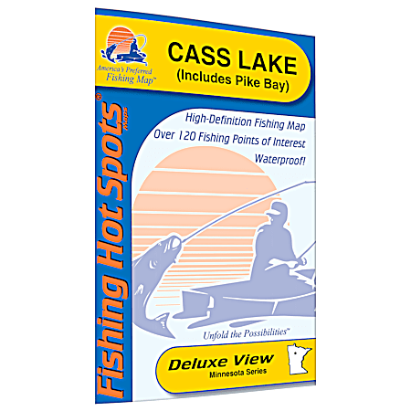 Fishing Hot Spots Cass Lake/Pike Bay Map