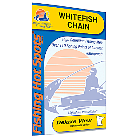 Fishing Hot Spots Whitefish Chain Map