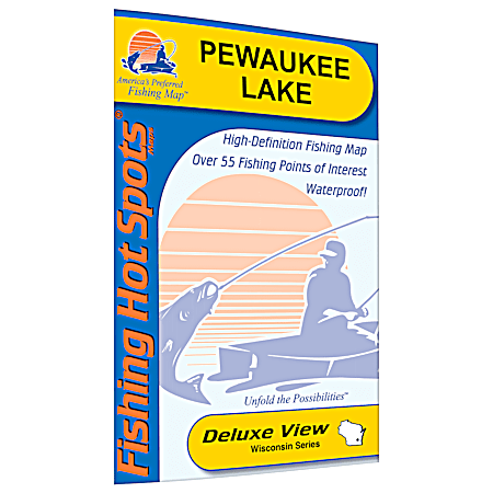 Fishing Hot Spots Pewaukee Lake Map