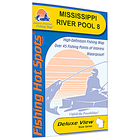 Fishing Hot Spots Mississippi River Pool 8 Map