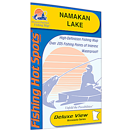 Fishing Hot Spots Namakan Lake Map