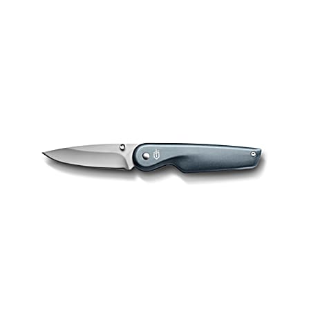 Blue Airfoil Folding Knife