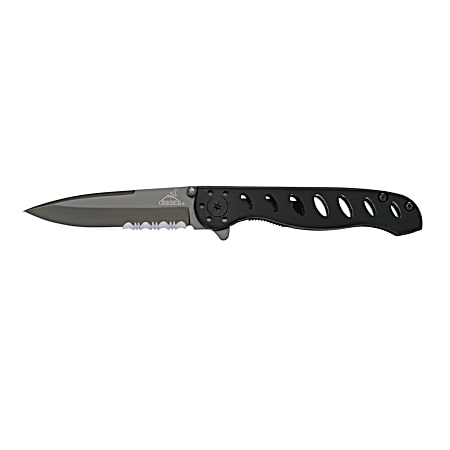 Gerber Black Evo Jr. Serrated Folding Knife