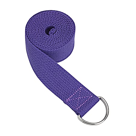 Purple 6 Ft Yoga Strap