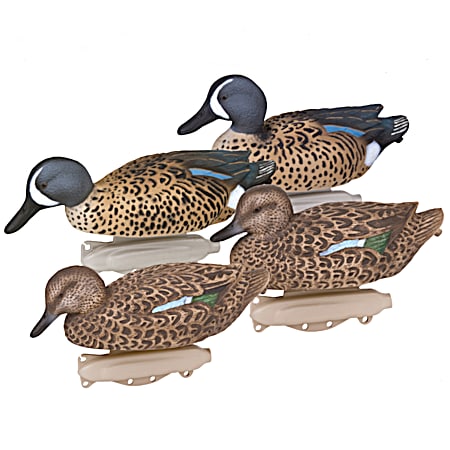 Flambeau Storm Front 2 Classic Blue-Winged Teal Duck Decoys - 6 Pk