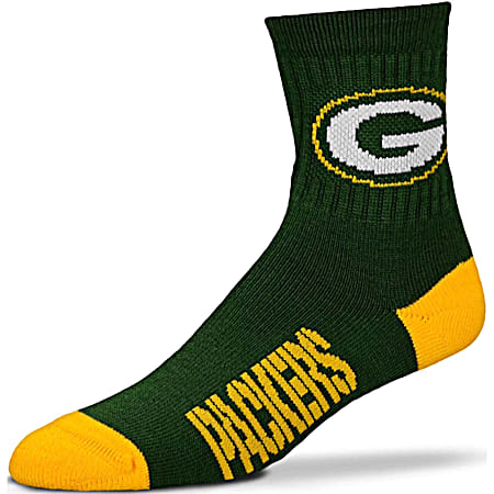 Adult Green Bay Packers Team Colored Crew Socks