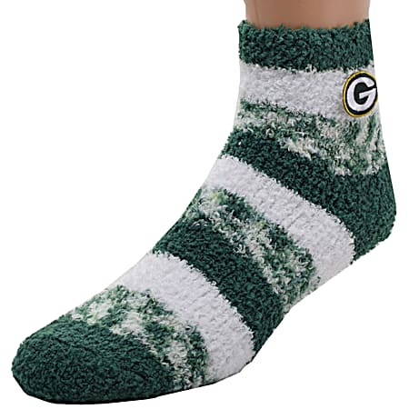 Ladies' Green Bay Packers RMS Pro Stripe Heat Seal Fuzzy Team Colored Socks