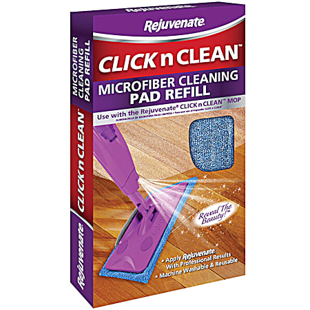 Rejuvenate Click N Clean Microfiber Mop Cleaning Pad Refill