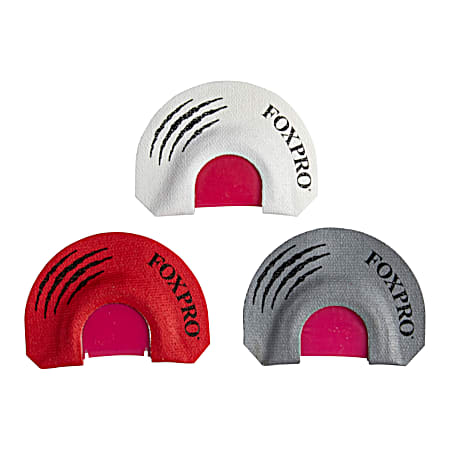 Foxpro Loaded Gun Diaphragm Mouth Call Combo Pack - 3 Pc