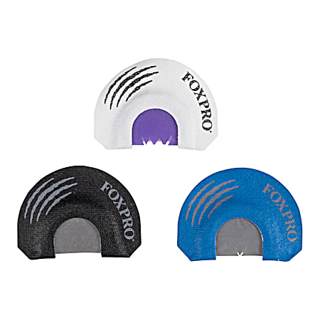 Foxpro Coyote Diaphragm Mouth Call Combo Pack - 3 Pc