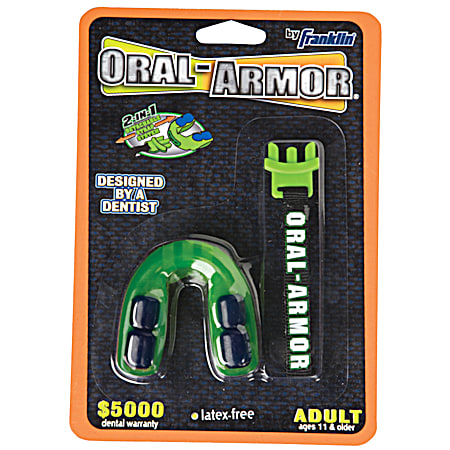Adult Oral-Armour Mouth Guard w/ Strap