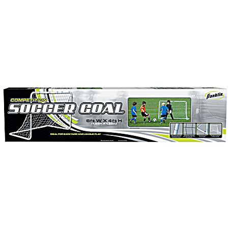 6 ft x 4 ft Competition Soccer Goal