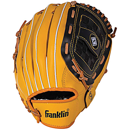 Franklin Field Master 12.5 in Tan & Black Right-Handed Baseball Glove