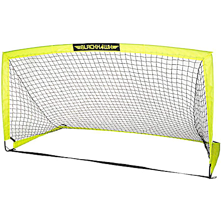 Blackhawk 6.5 ft x 3.25 ft Yellow Portable Soccer Goal
