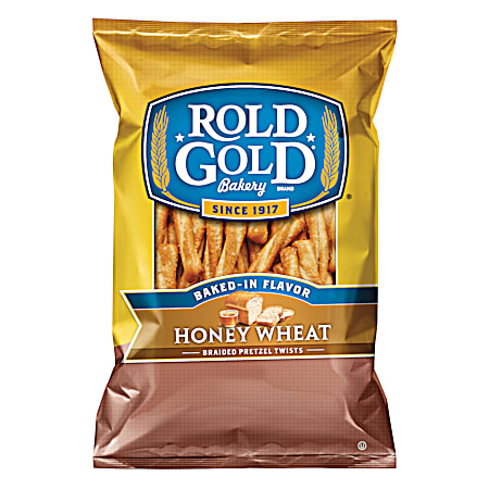 Rold Gold Honey Wheat Braided Pretzel Twists - 10 Oz.