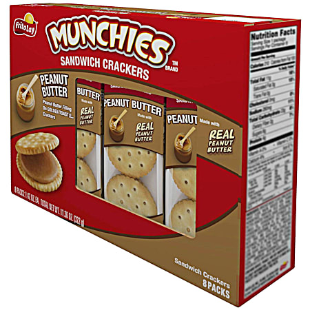 Munchies Peanut Butter Crackers  8 Ct. - 11.36 Oz.