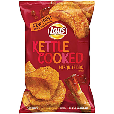 8 oz Kettle Cooked Mesquite BBQ Flavored Potato Chips
