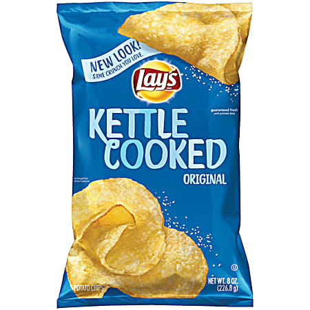 Lay's 8 oz Kettle Cooked Original Potato Chips