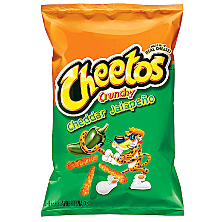 8.5 oz Crunchy Cheddar Jalapeno Cheese Flavored Snacks