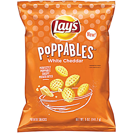 Lay's Poppables White Cheddar Flavored Potato Snacks