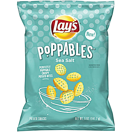 Poppables Sea Salt Flavored Potato Snacks