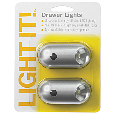 Fulcrum Silver Drawer Lights