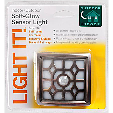 Fulcrum Bronze Soft Glow Sensor Light