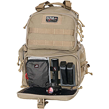 GPS Tan Tactical Range Backpack