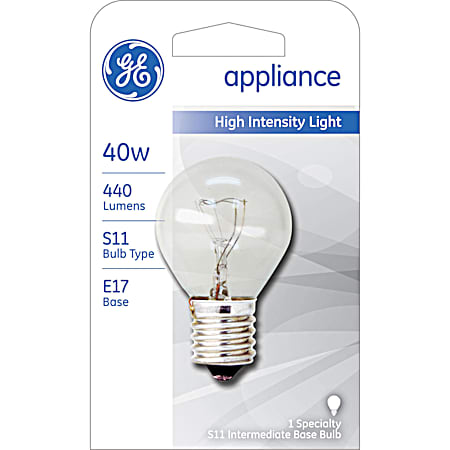 40W High Intensity Appliance Light Bulb